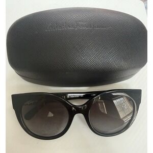 Salvatore Ferragamo SF1031S 001 Black Cat Eye Sunglasses 53‑20 140 Made in Italy